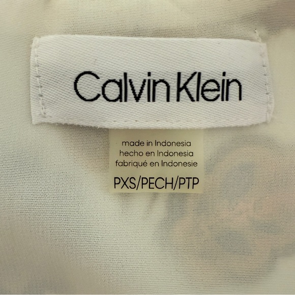 Calvin Klein Sleeveless Pleat Front Blouse - Picture 10 of 11